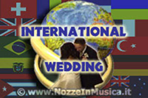 Sposi di tutte le nazionalita' e religioni si sono sposate con Nozze in Musica