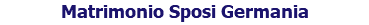 Matrimonio Sposi Germania