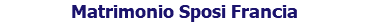 Matrimonio Sposi Francia