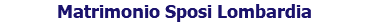 Matrimonio Sposi Lombardia